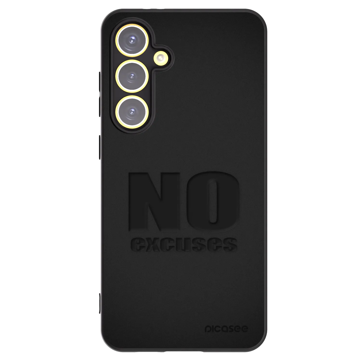 Picasee silikónový čierny obal pre Samsung Galaxy S24 FE S721B - No Excuses