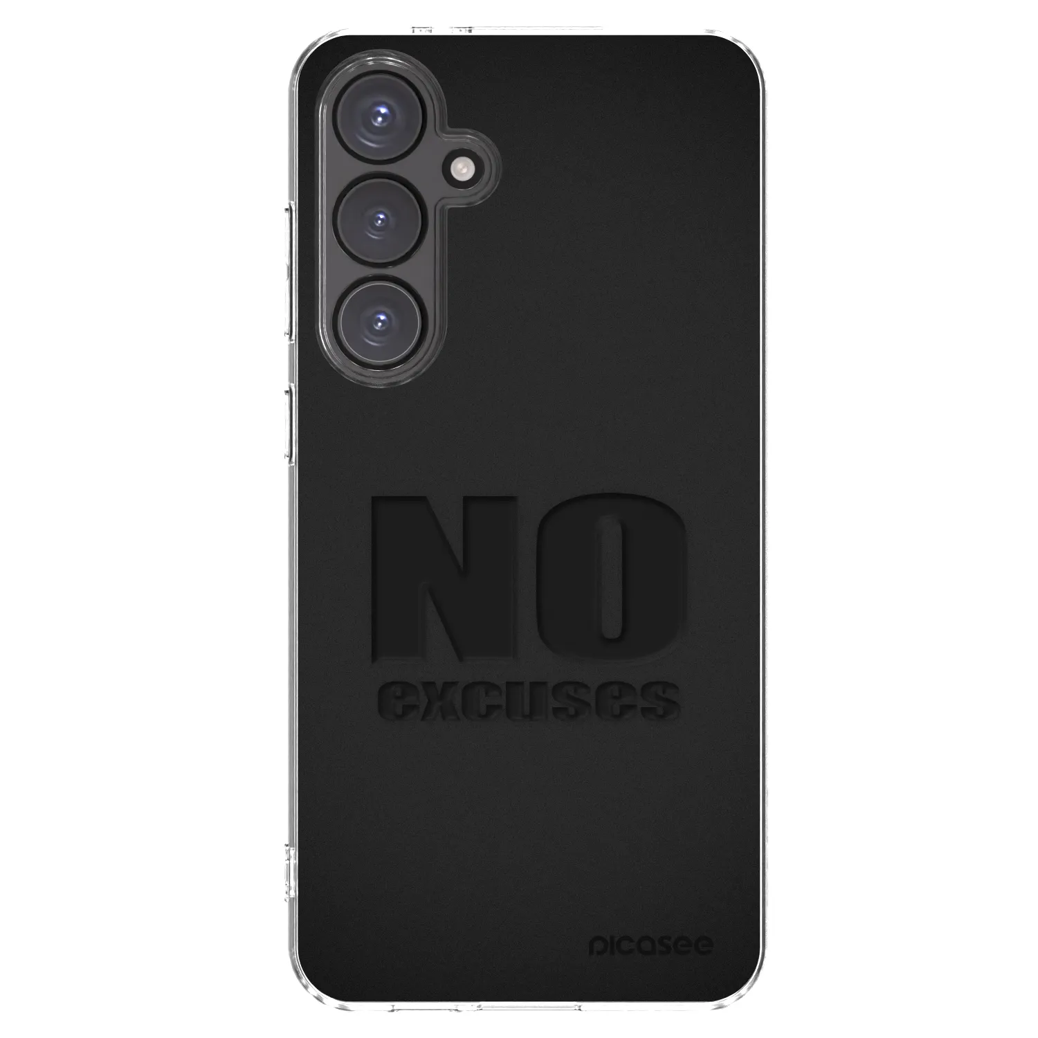 Picasee silikónový prehľadný obal pre Samsung Galaxy S24 FE S721B - No Excuses