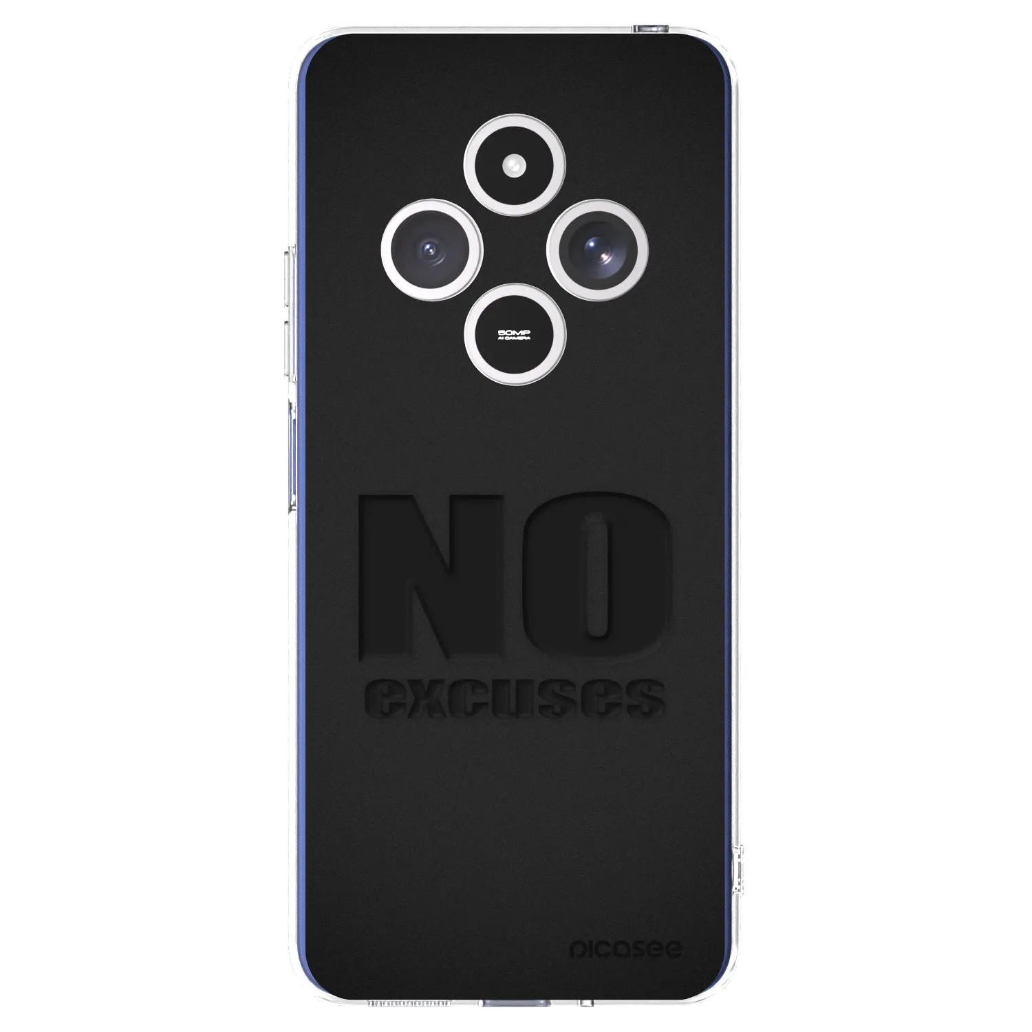 Silikónový prehľadný obal pre Xiaomi Redmi 14C - No Excuses