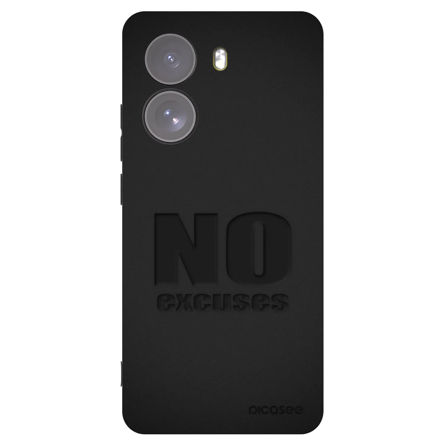 Picasee silikónový čierny obal pre Xiaomi Poco X7 - No Excuses