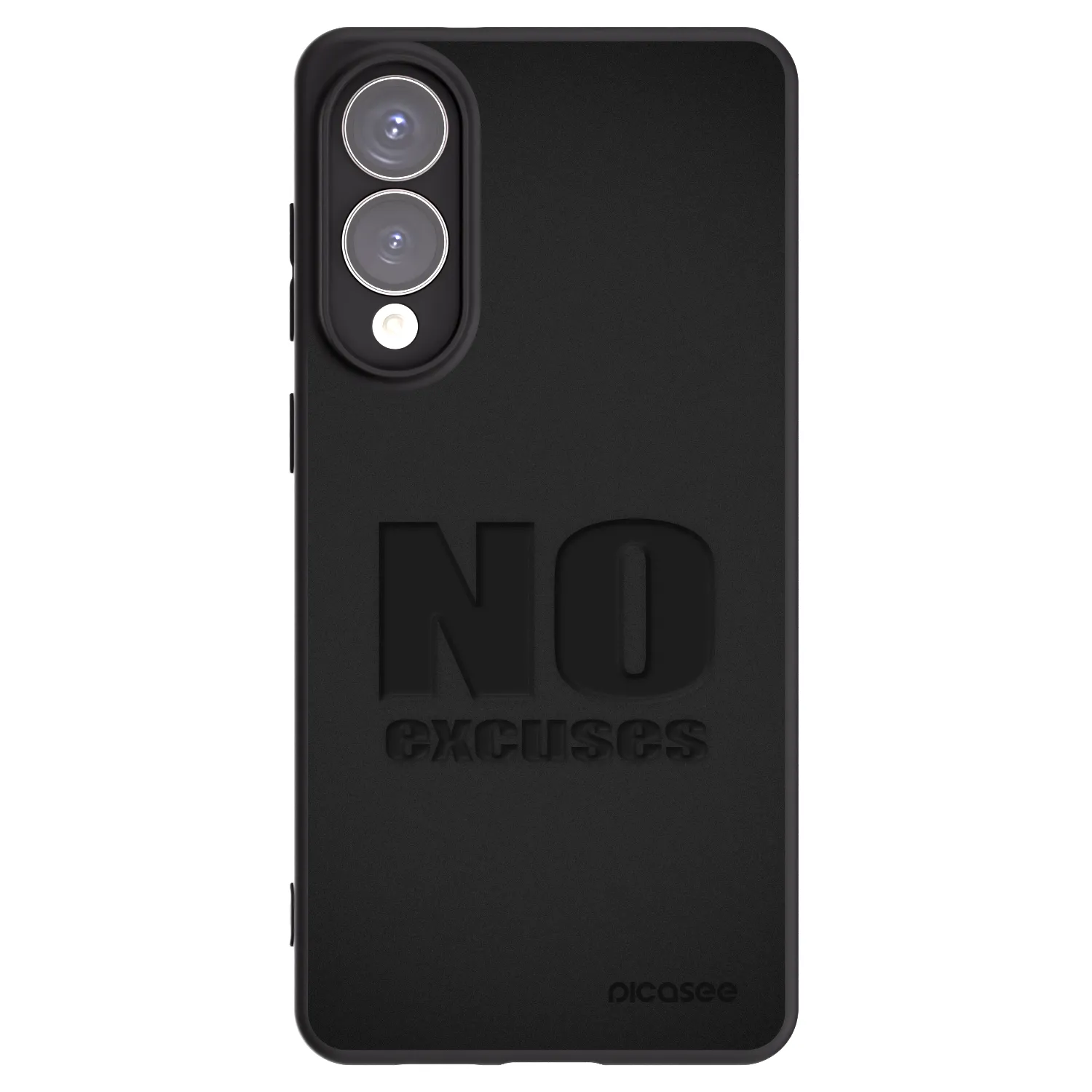 Silikónový čierny obal pre Samsung Galaxy S25 Edge 5G - No Excuses