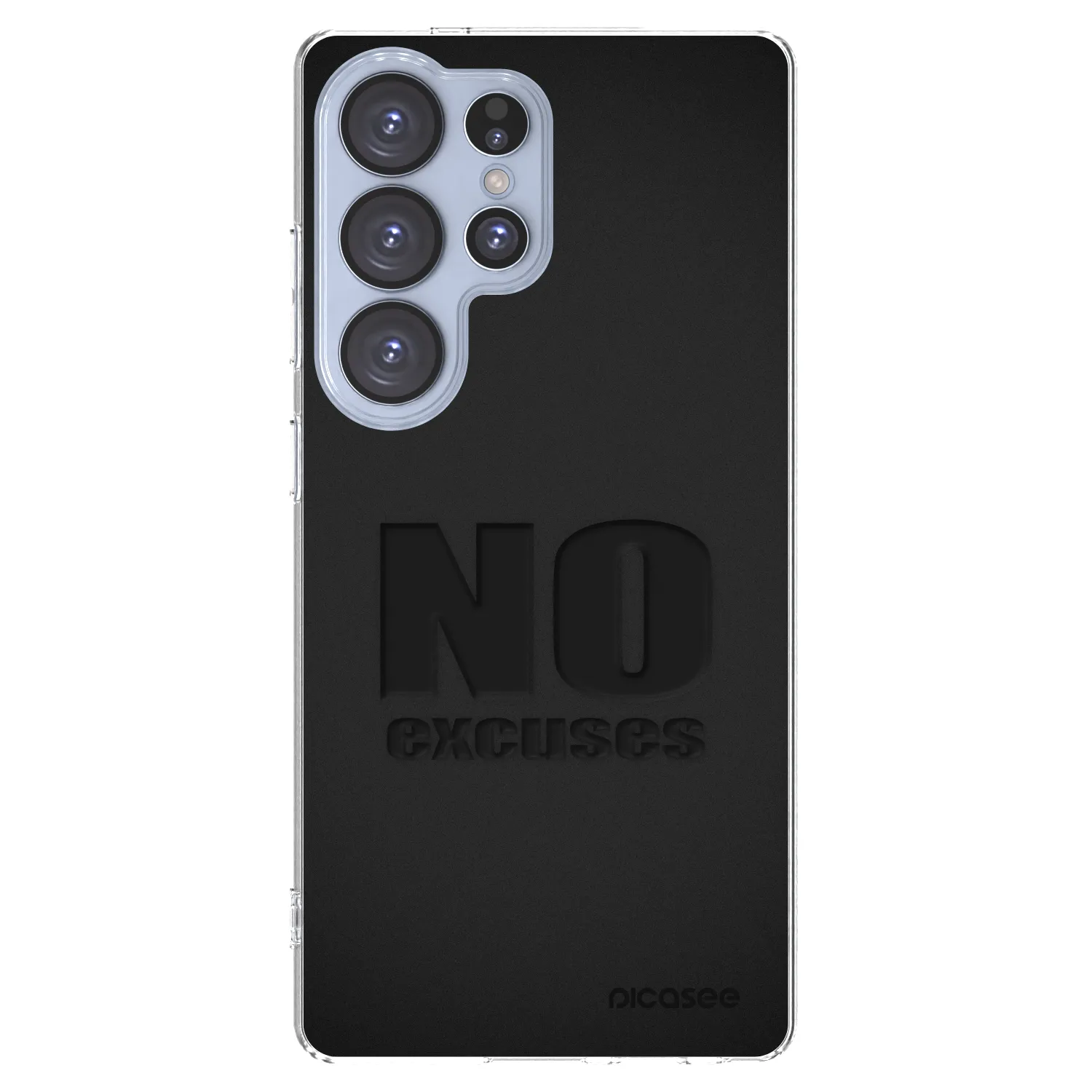 Silikónový prehľadný obal pre Samsung Galaxy S25 Ultra 5G - No Excuses