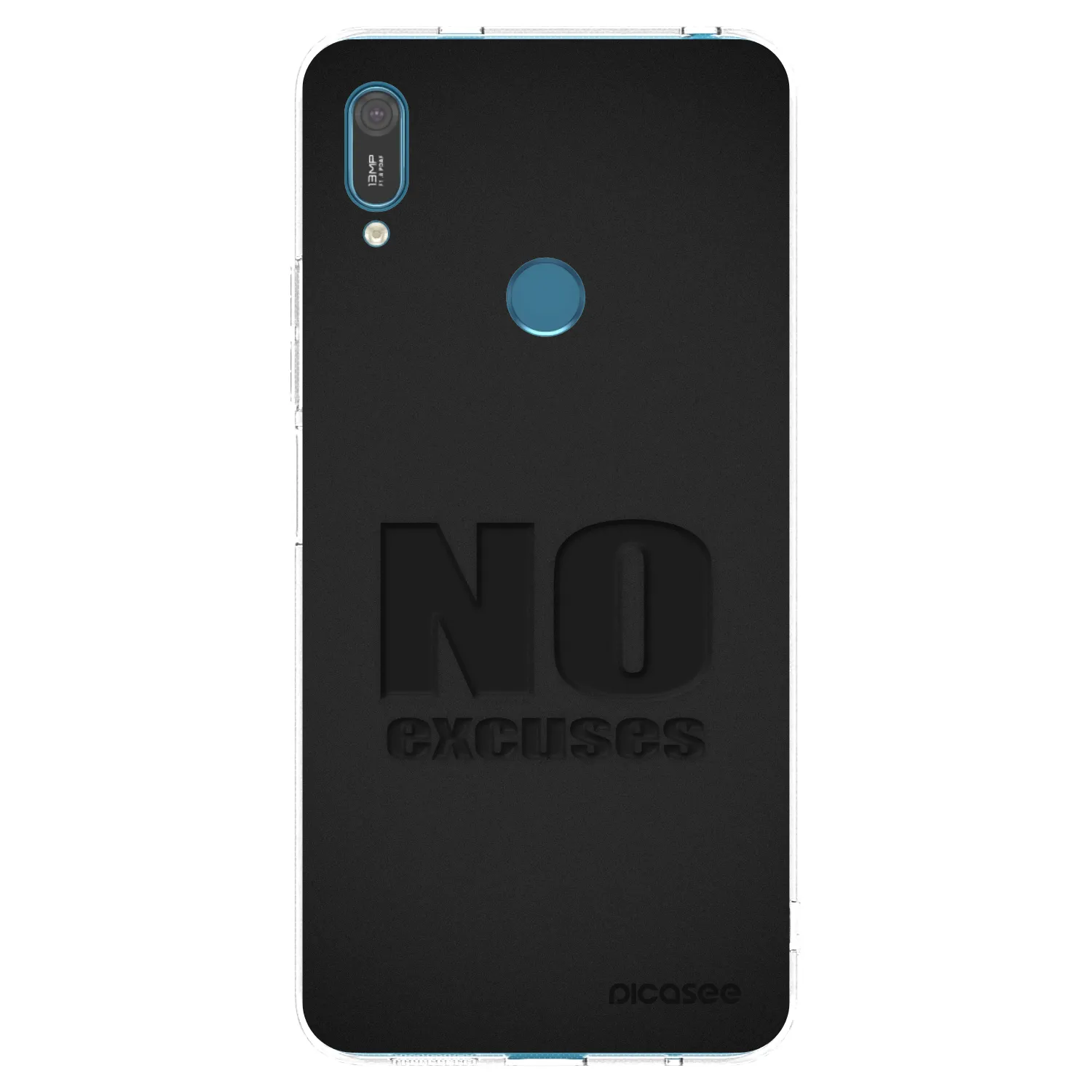Silikónový prehľadný obal pre Huawei Y7 2019 - No Excuses