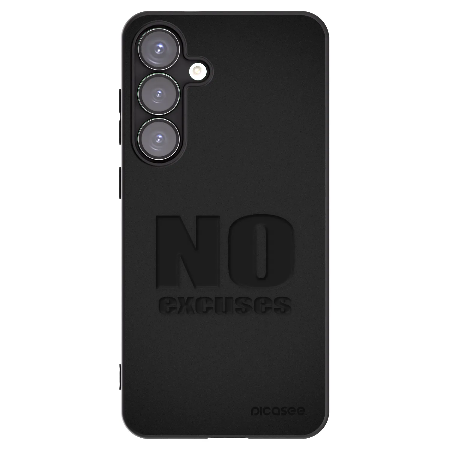 Picasee silikónový čierny obal pre Samsung Galaxy S25+ 5G - No Excuses