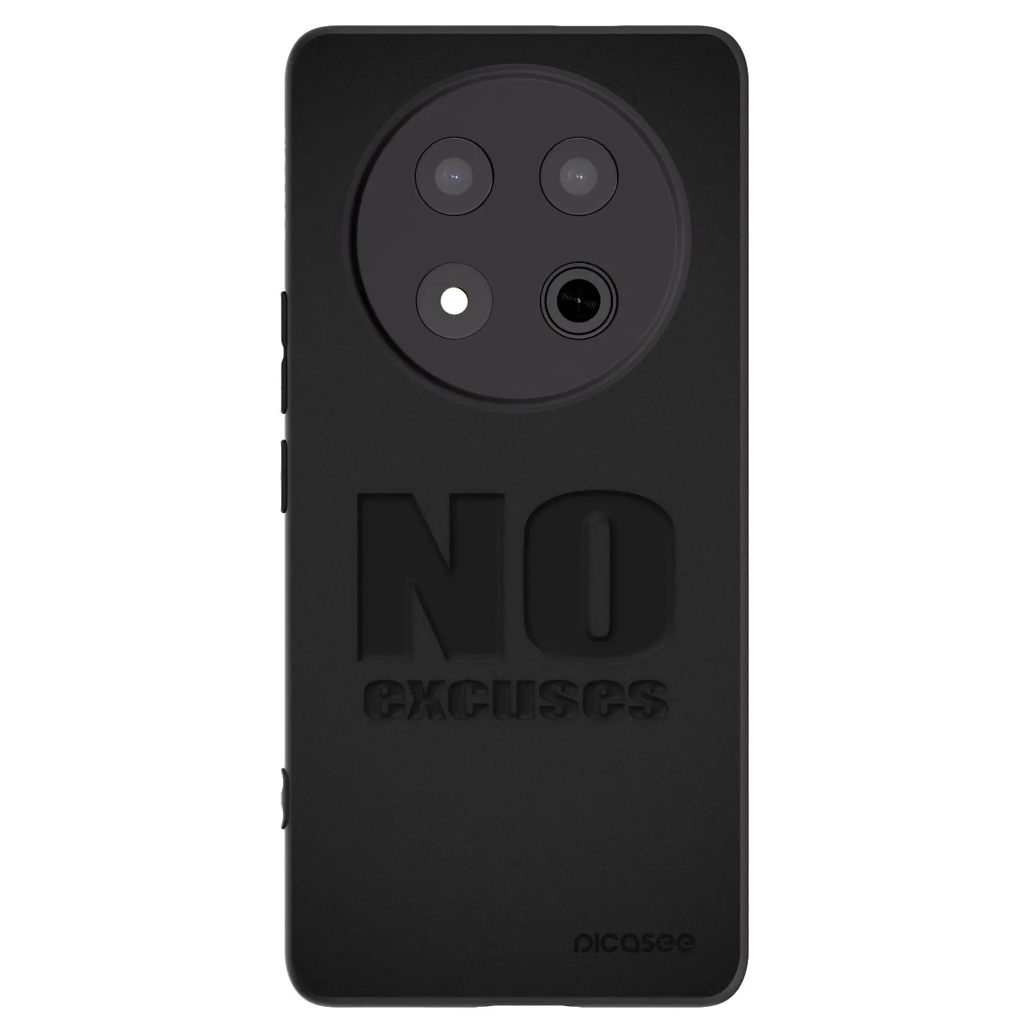 Picasee silikónový čierny obal pre Honor Magic7 Lite 5G - No Excuses