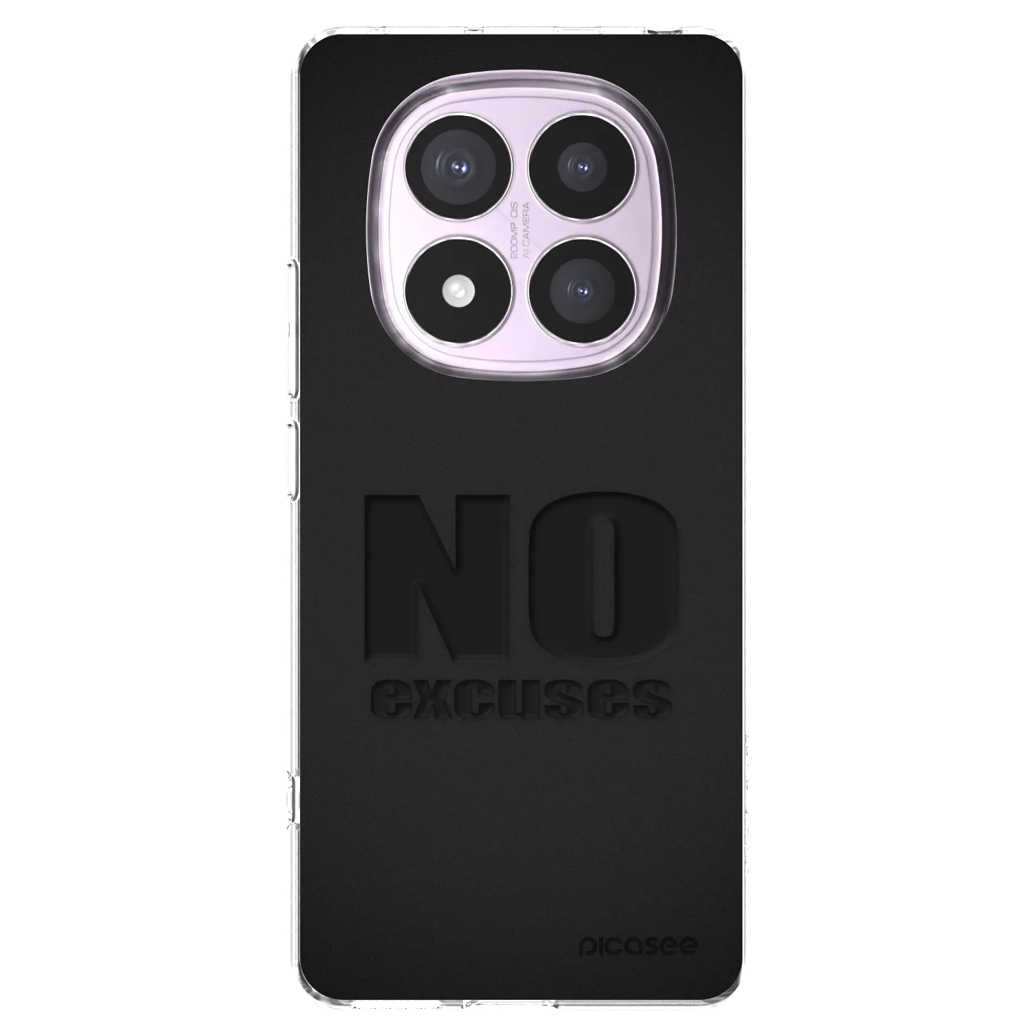 Silikónový prehľadný obal pre Xiaomi Redmi Note 14 Pro 4G - No Excuses