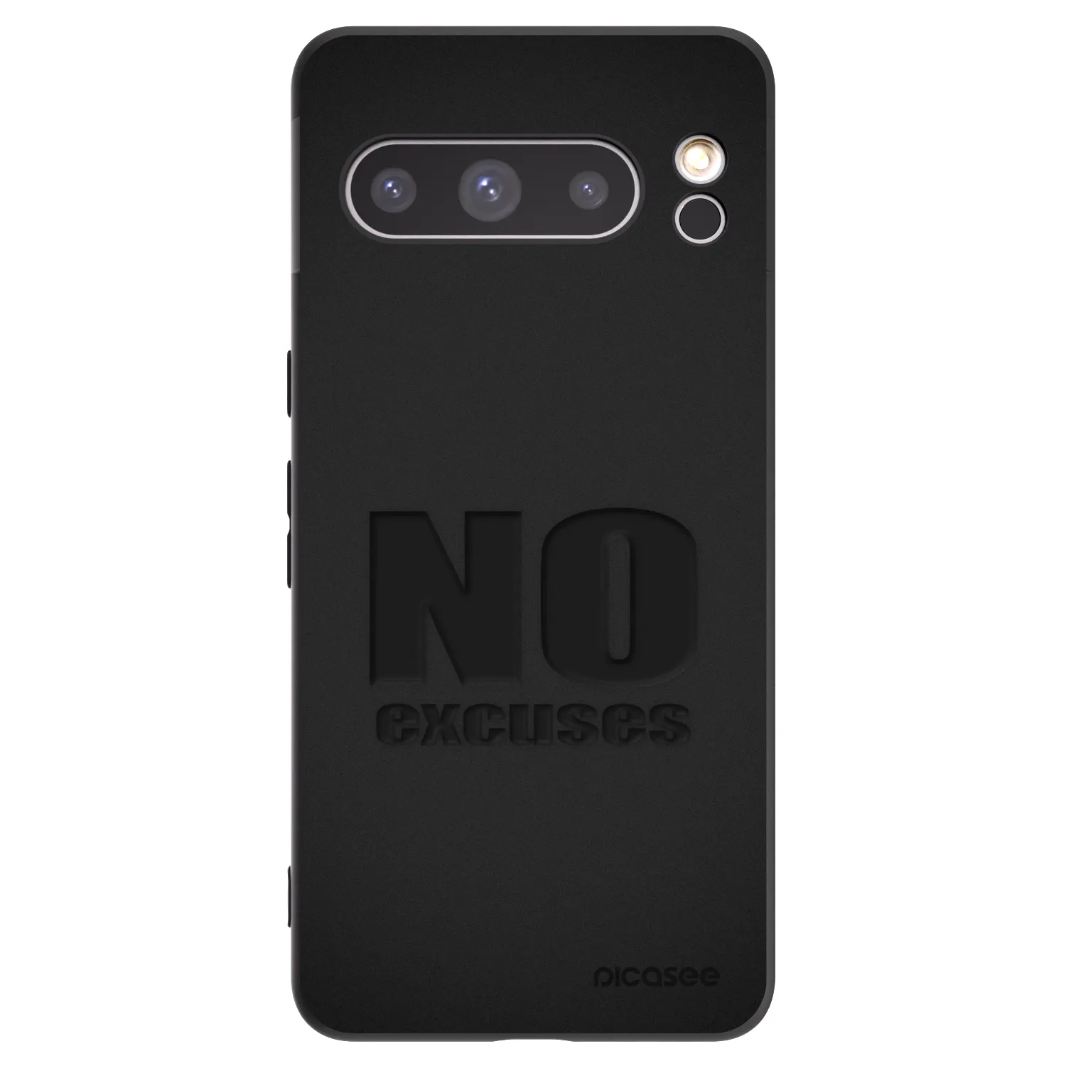 Silikónový čierny obal pre Google Pixel 8 Pro - No Excuses