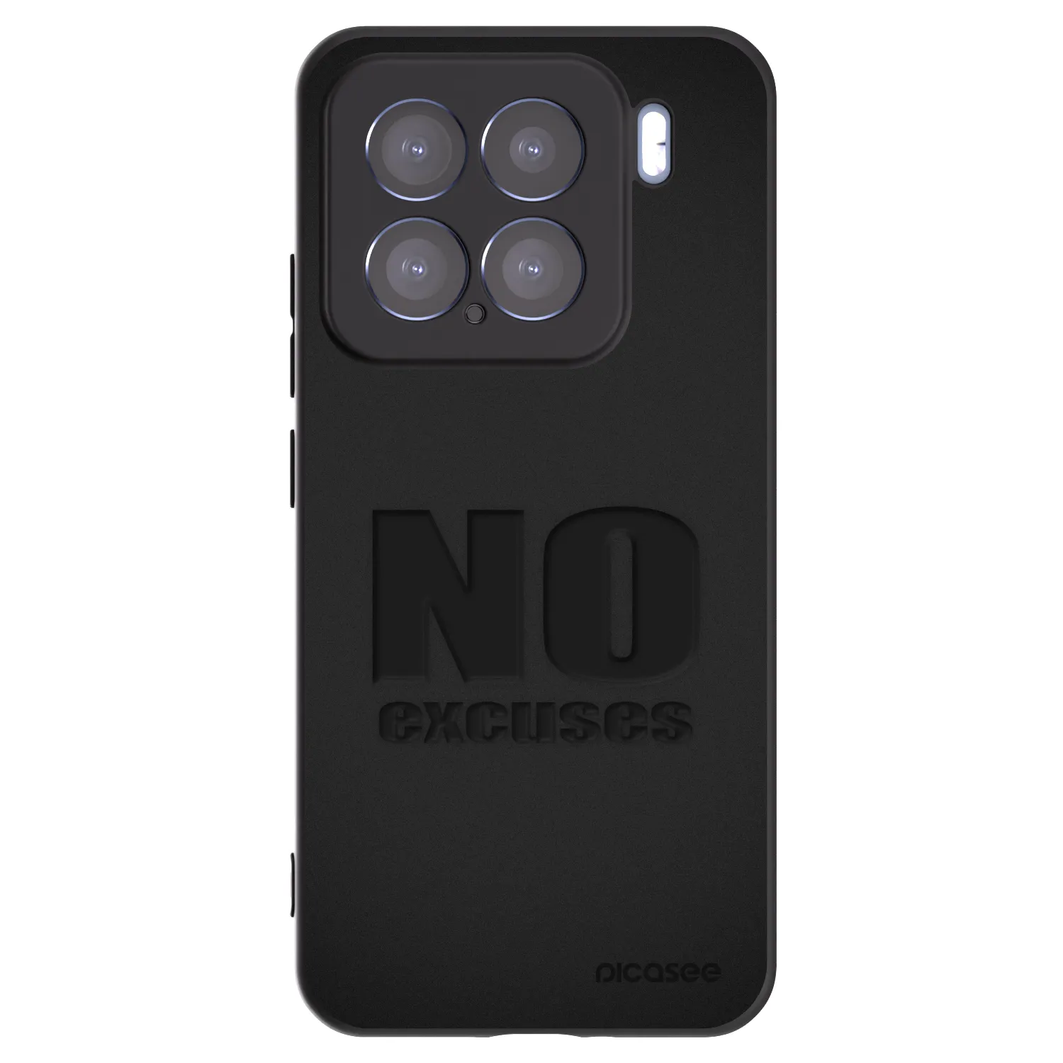 Silikónový čierny obal pre Xiaomi 15 - No Excuses