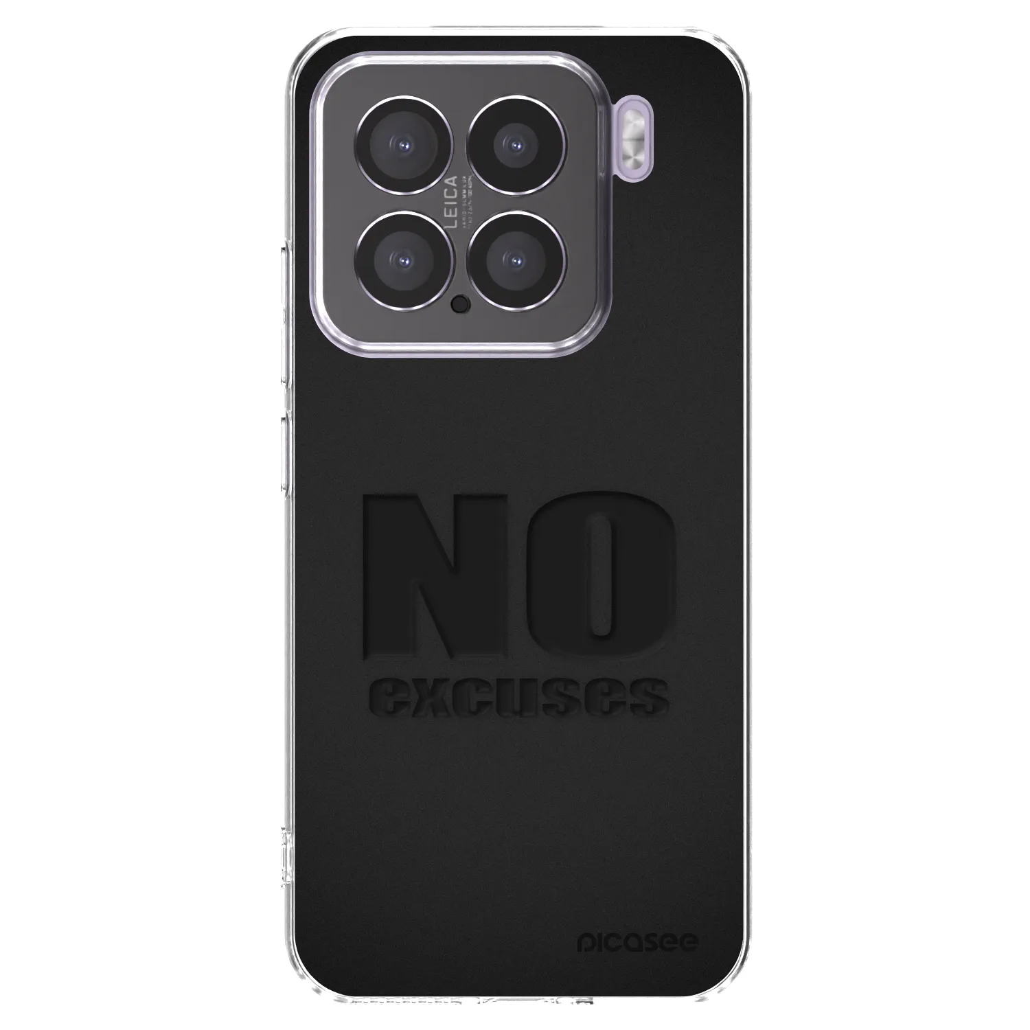 Silikónový prehľadný obal pre Xiaomi 15 - No Excuses