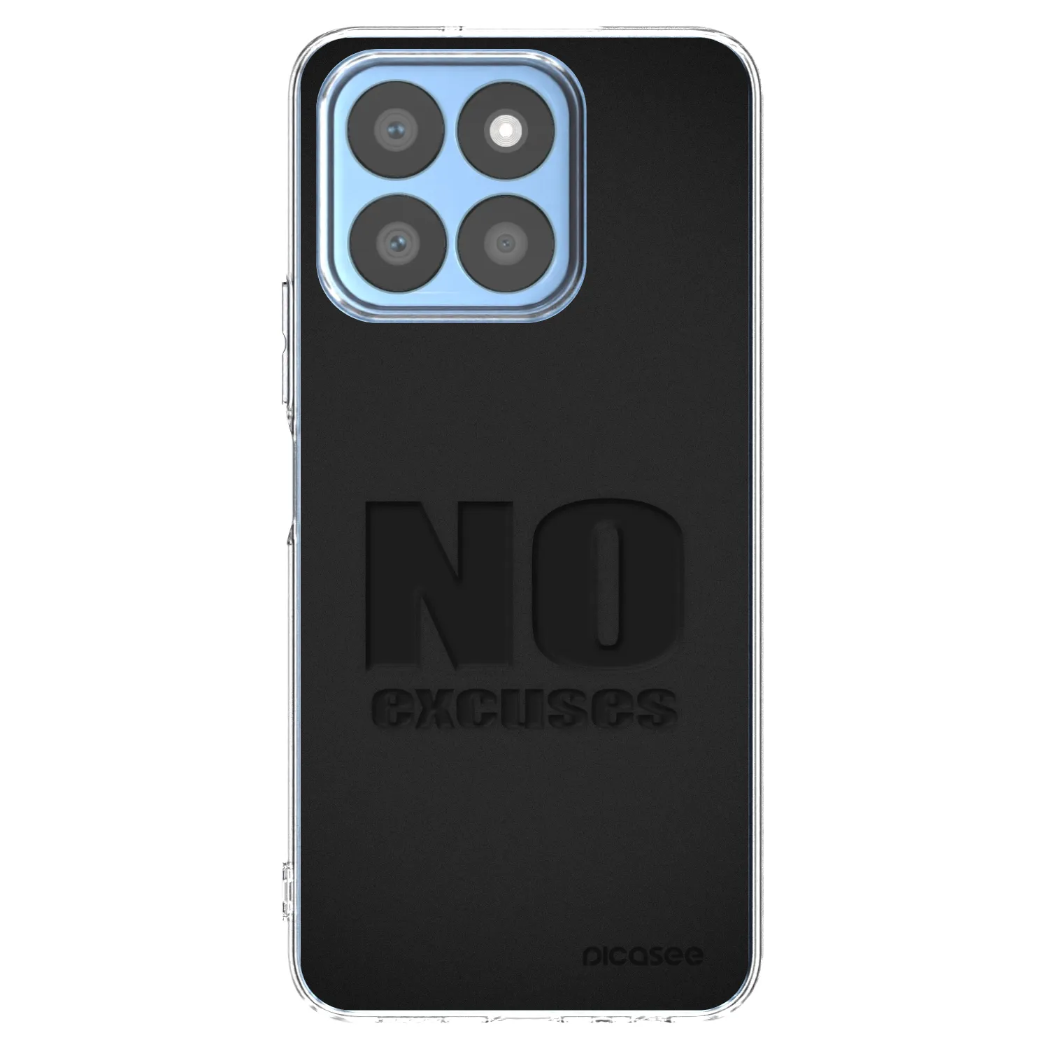 Silikónový prehľadný obal pre Honor X8c - No Excuses