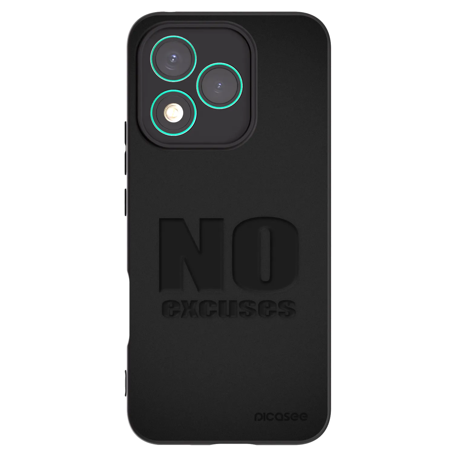 Silikónový čierny obal pre Honor 400 Lite 5G - No Excuses