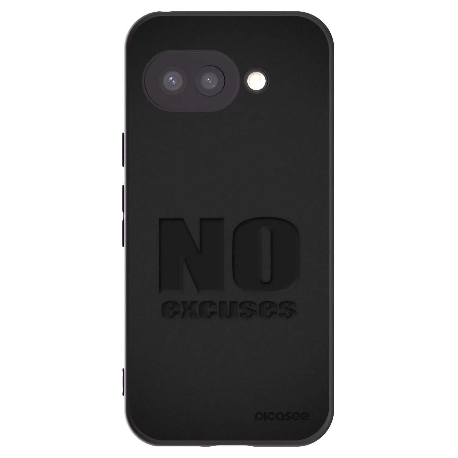 Silikónový čierny obal pre Google Pixel 9a - No Excuses