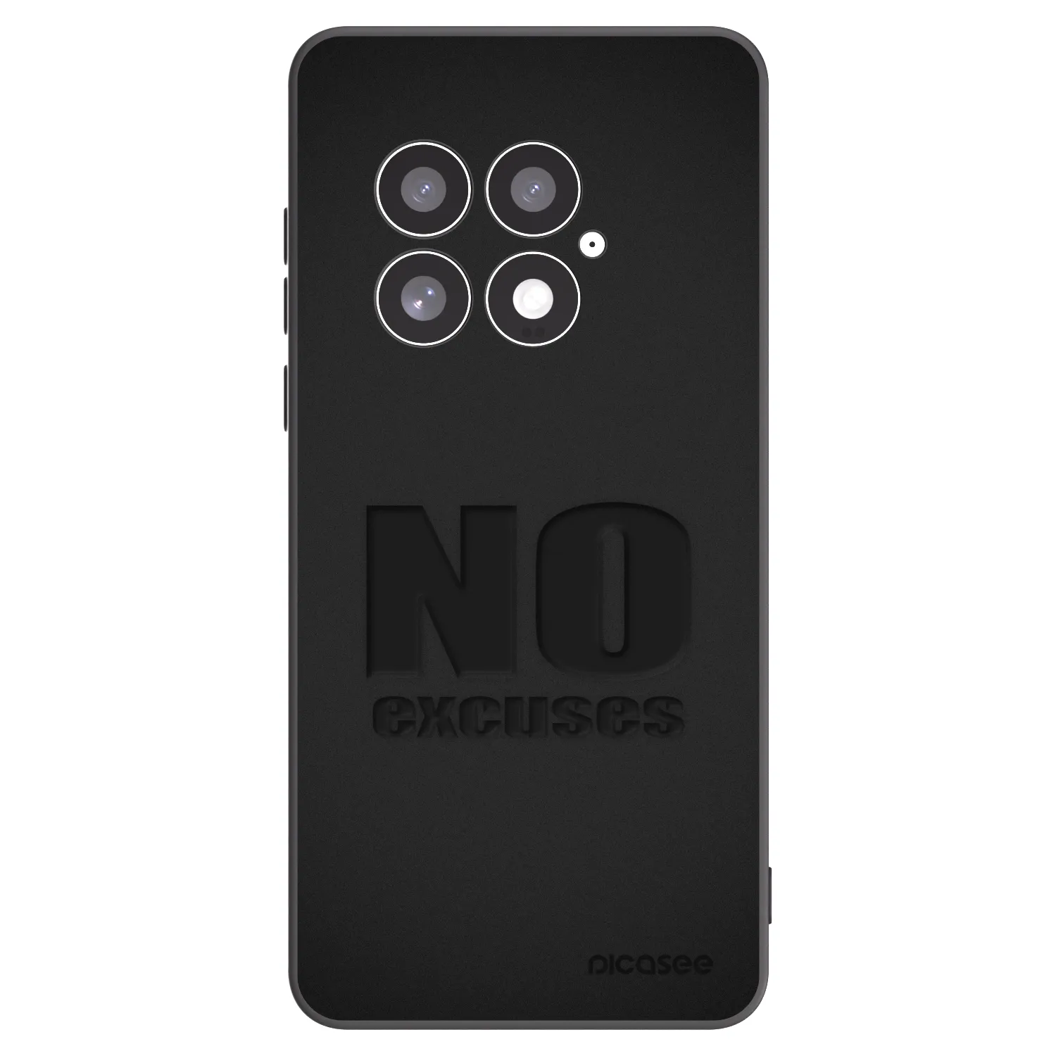 Picasee silikónový čierny obal pre OnePlus 13 5G - No Excuses