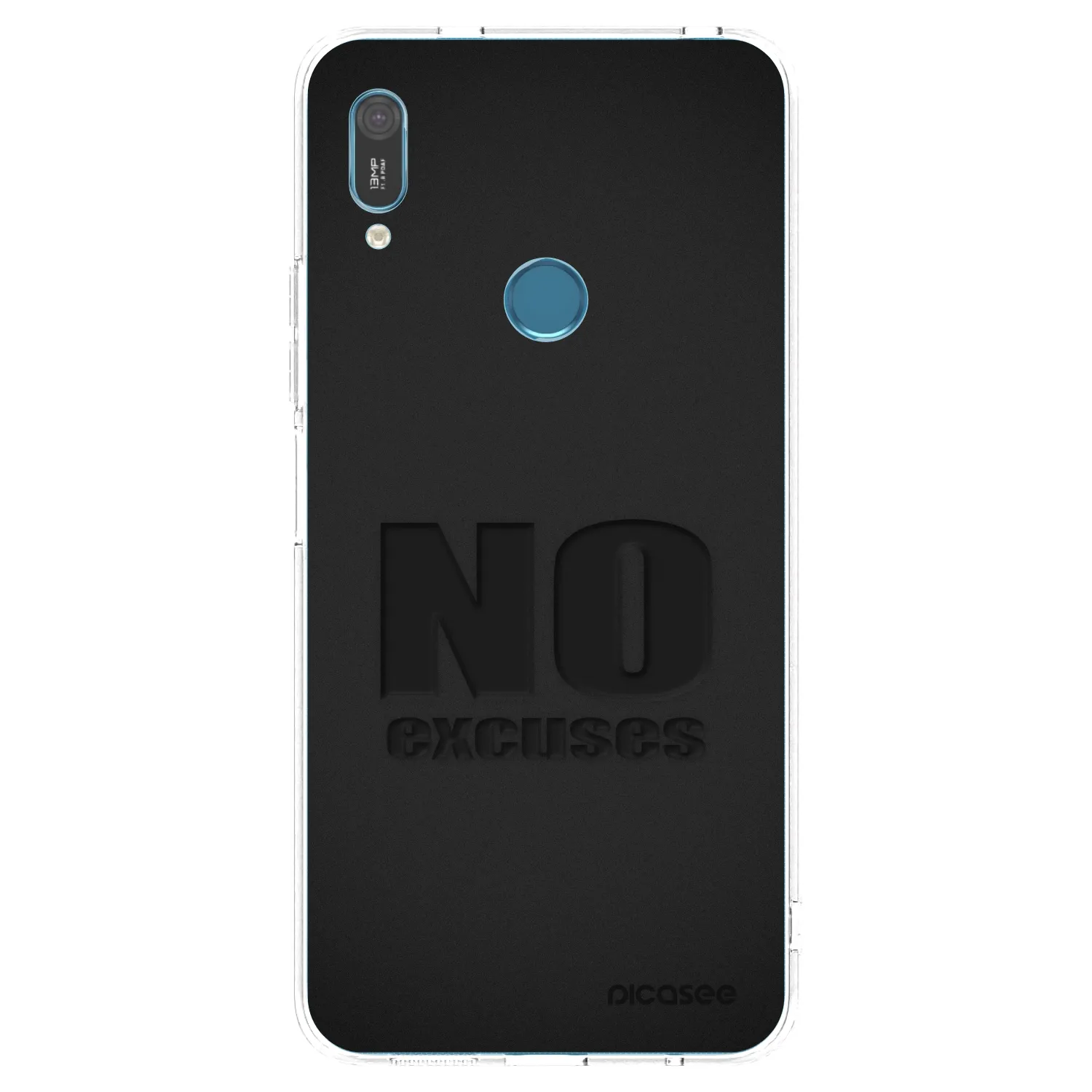 Silikónový prehľadný obal pre Huawei Y6 2019 - No Excuses