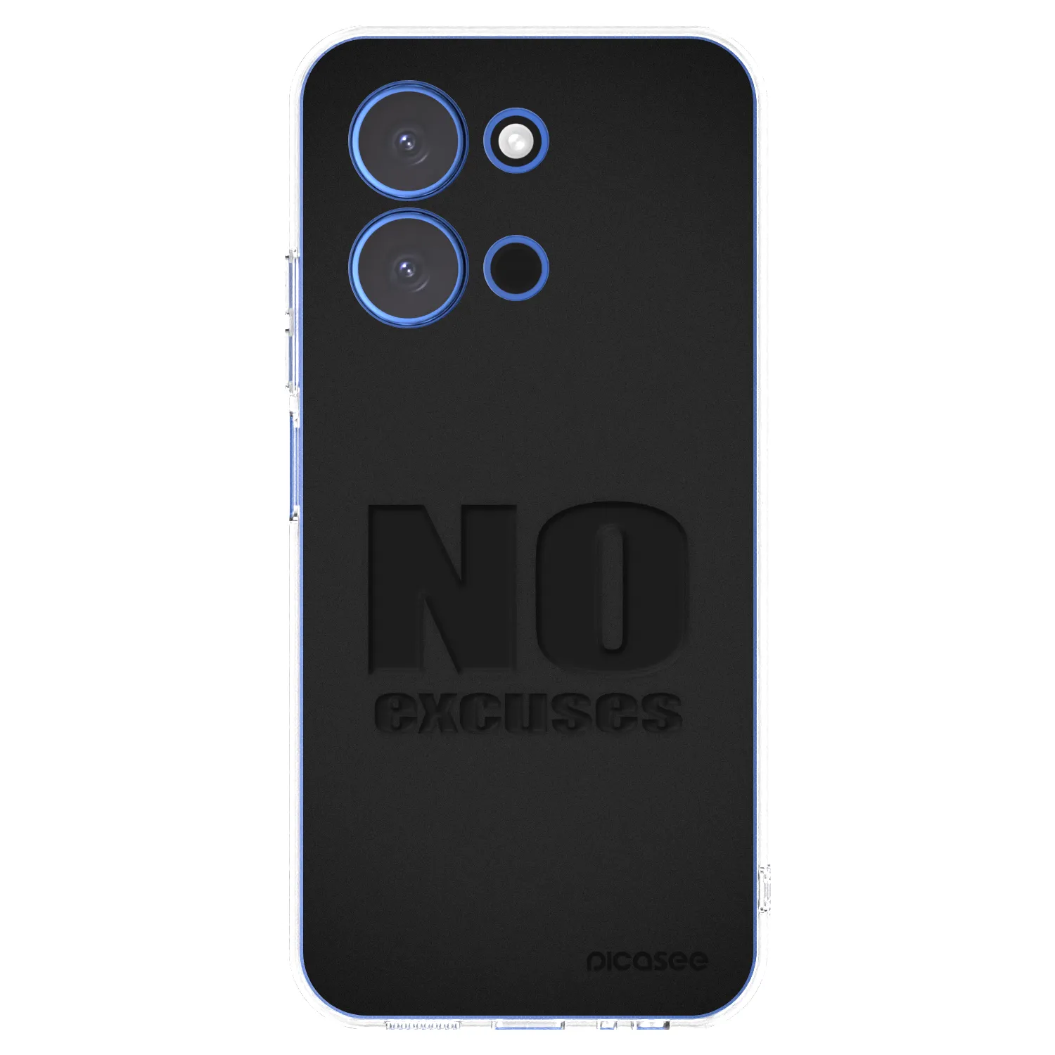 Silikónový prehľadný obal pre Xiaomi Redmi 15C 4G - No Excuses