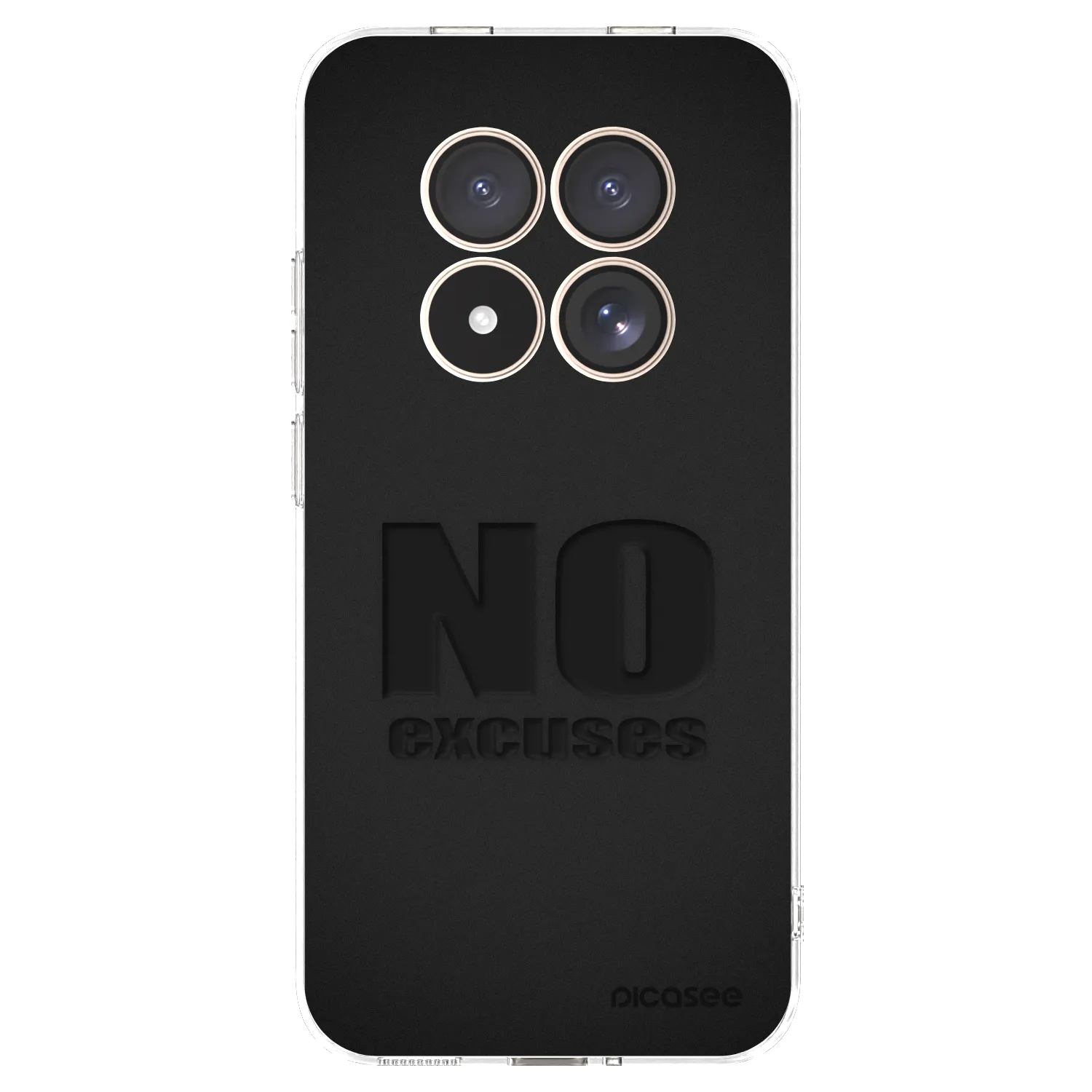 Picasee silikónový prehľadný obal pre Xiaomi Redmi Note 15 Pro 4G - No Excuses