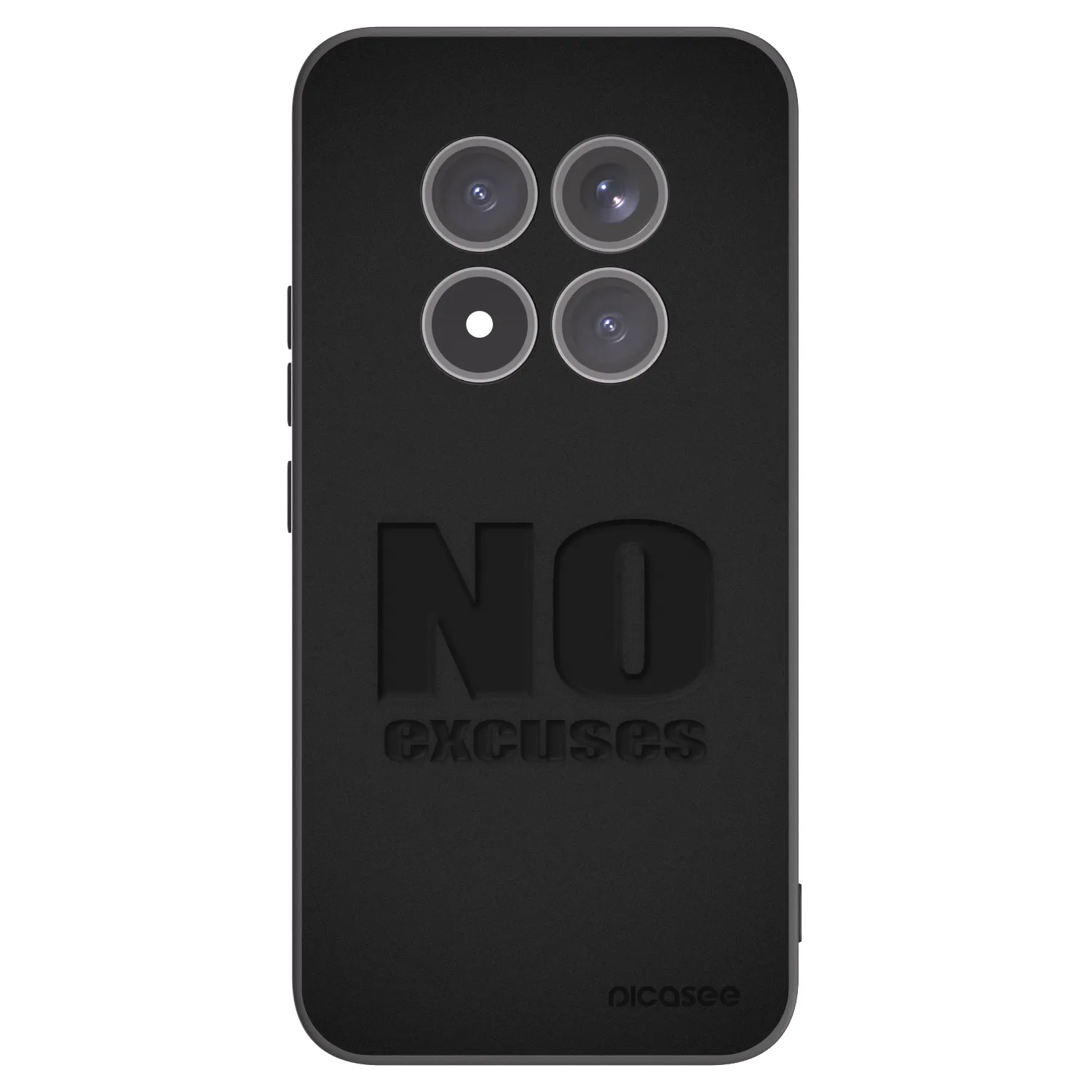 Silikónový čierny obal pre Xiaomi Redmi Note 15 Pro+ - No Excuses