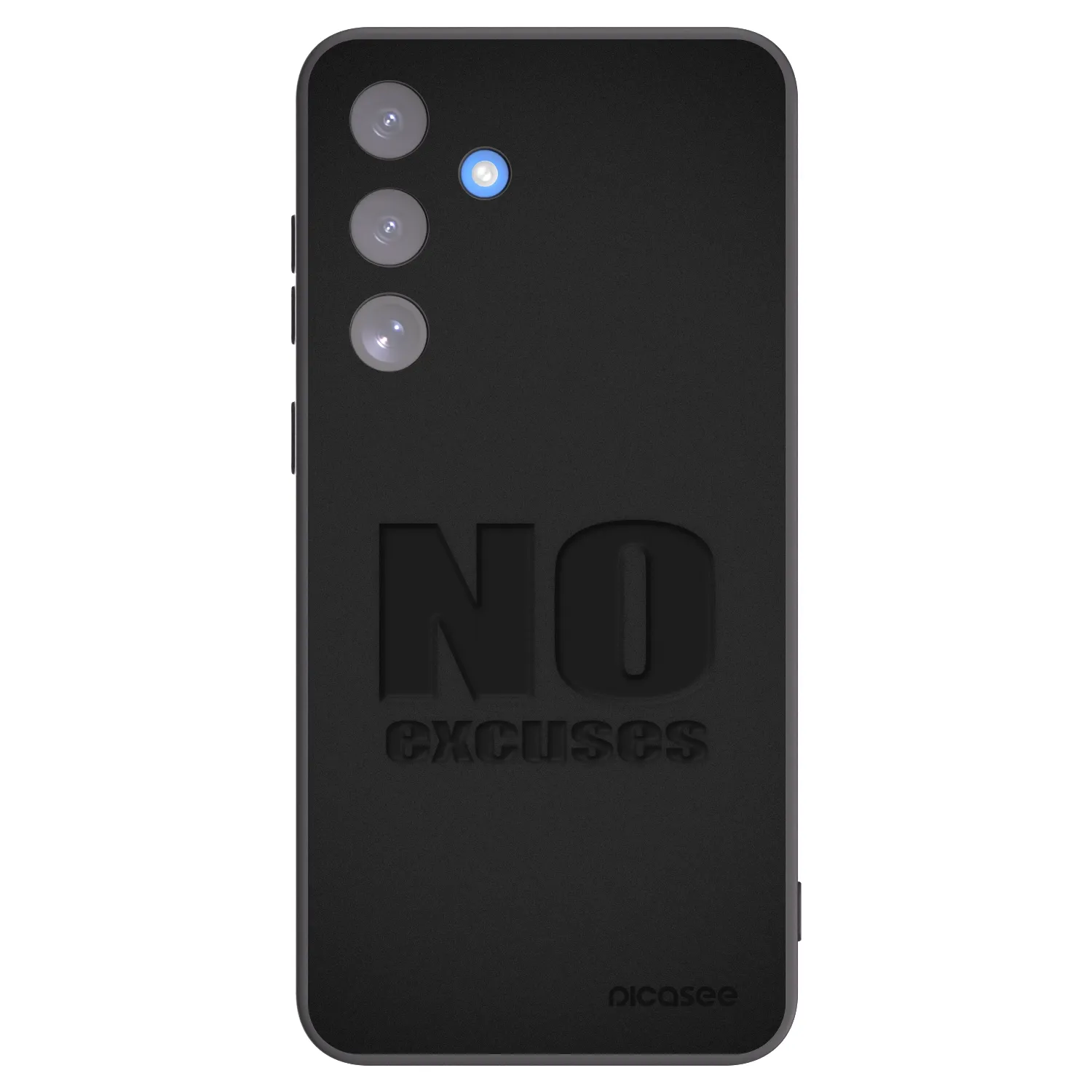 Picasee silikónový čierny obal pre Samsung Galaxy S25 FE 5G - No Excuses
