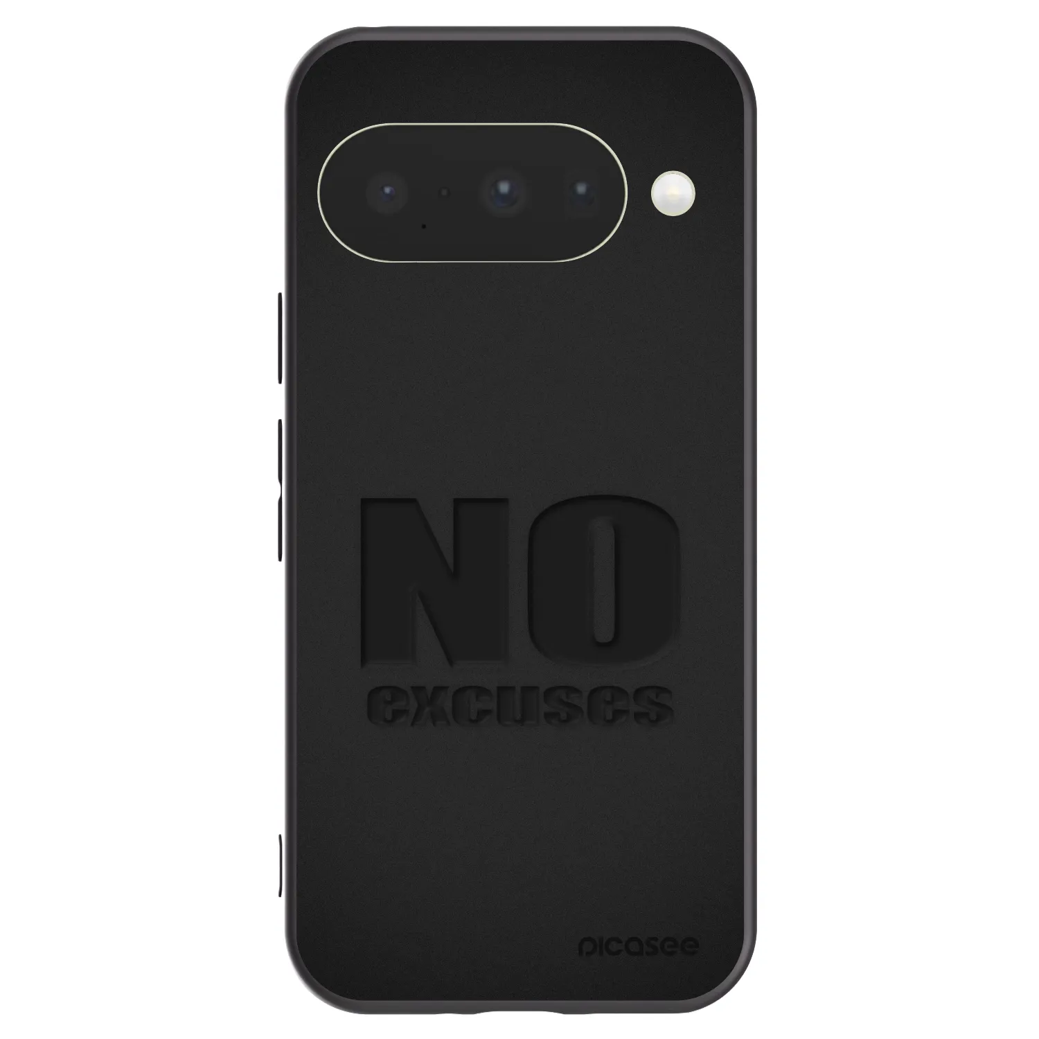 Silikónový čierny obal pre Google Pixel 10 - No Excuses