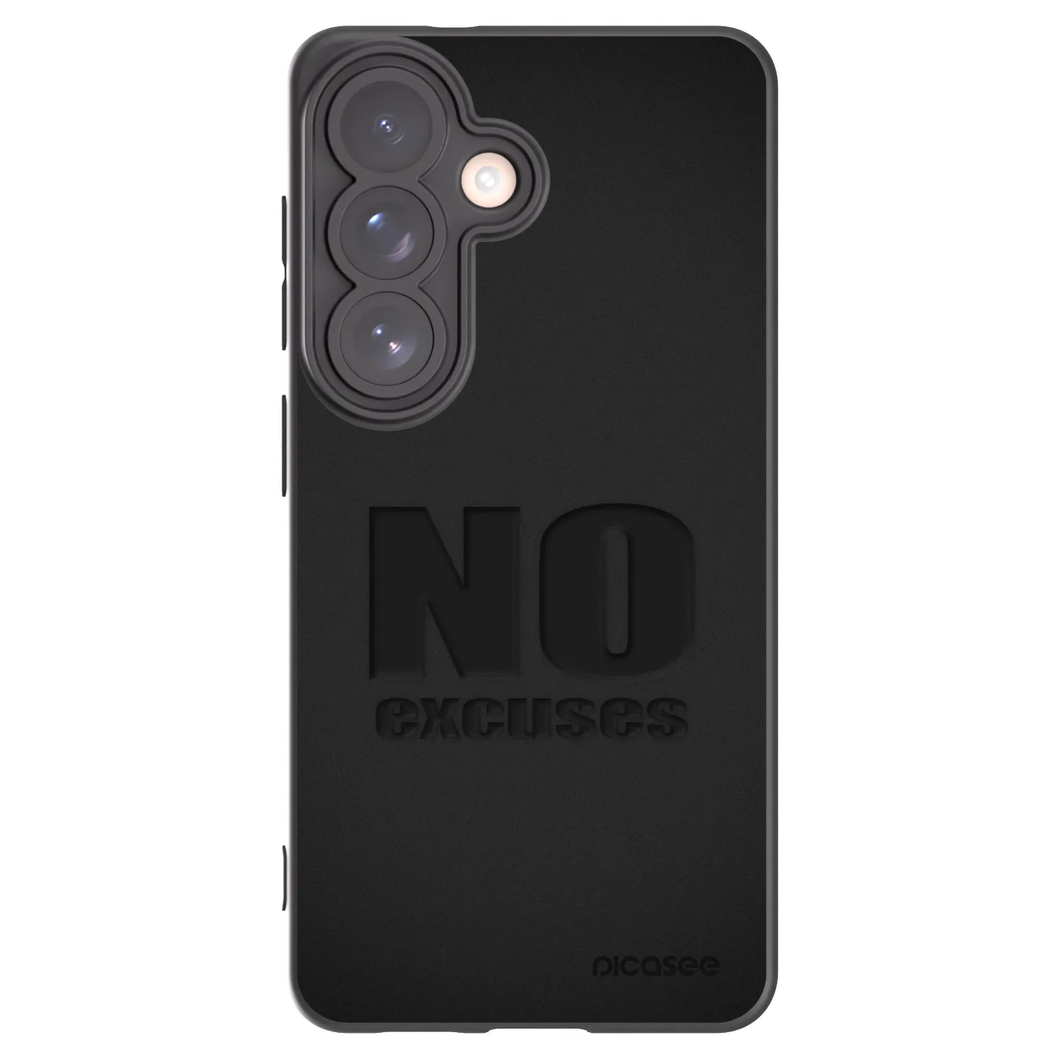 Picasee silikónový čierny obal pre Samsung Galaxy S26 - No Excuses