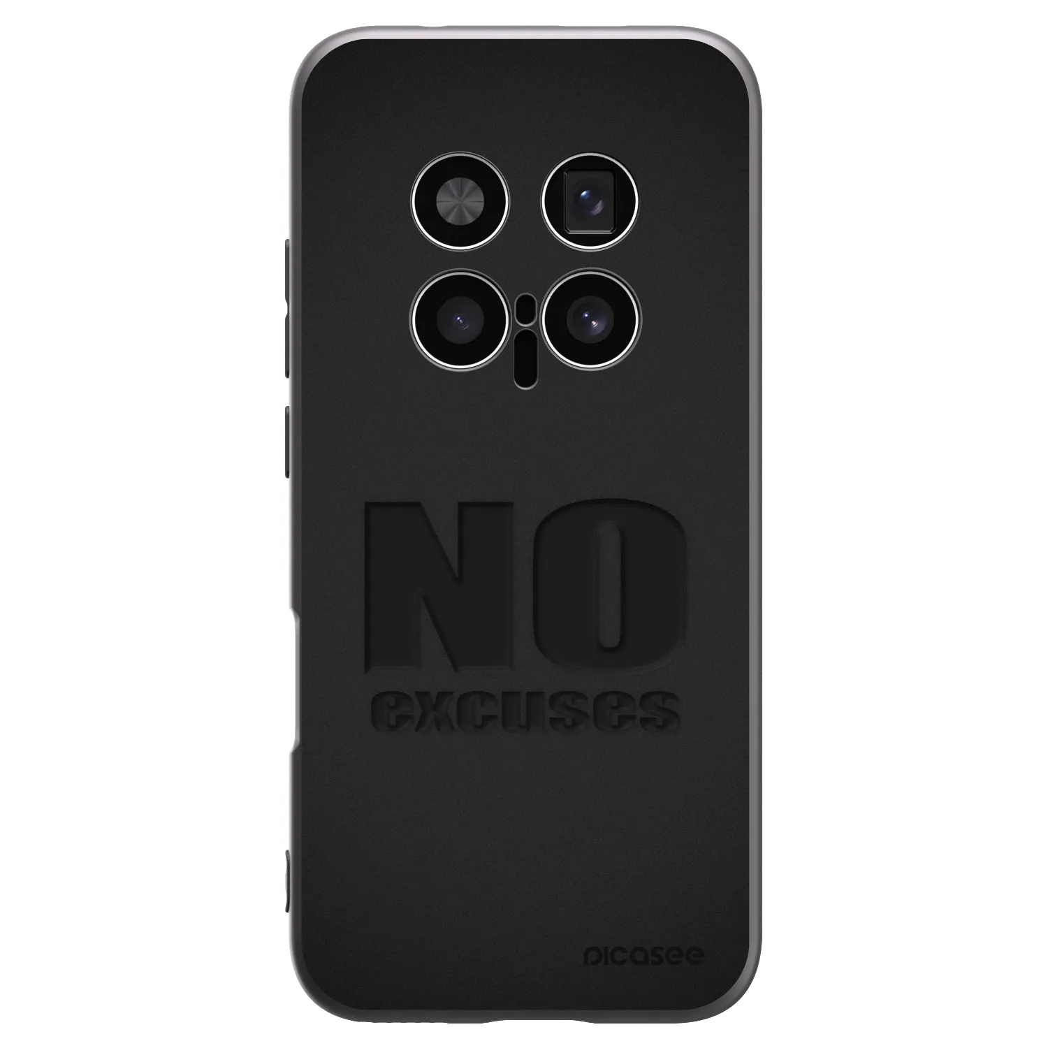 Picasee silikónový čierny obal pre Honor Magic8 Pro 5G - No Excuses