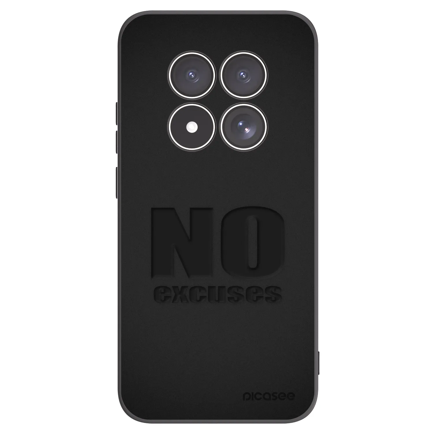 Silikónový čierny obal pre Xiaomi Redmi Note 15 Pro 5G - No Excuses