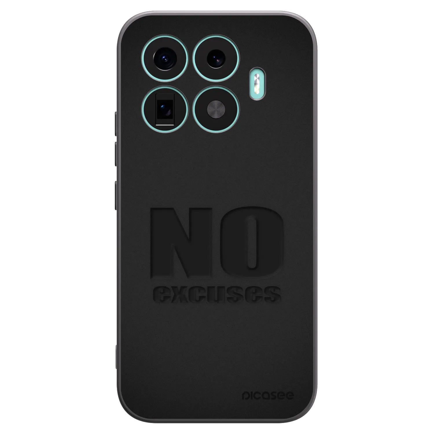 Picasee silikónový čierny obal pre Xiaomi 17T - No Excuses