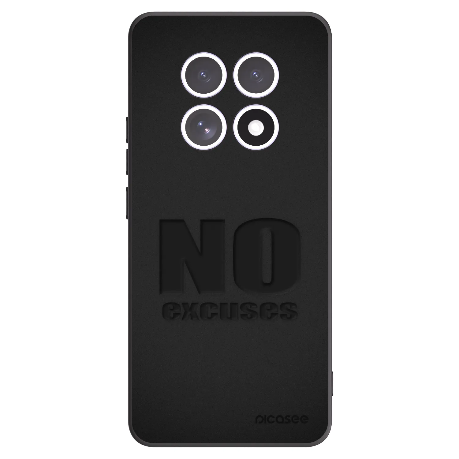 Picasee silikónový čierny obal pre Xiaomi Redmi Note 15 5G - No Excuses