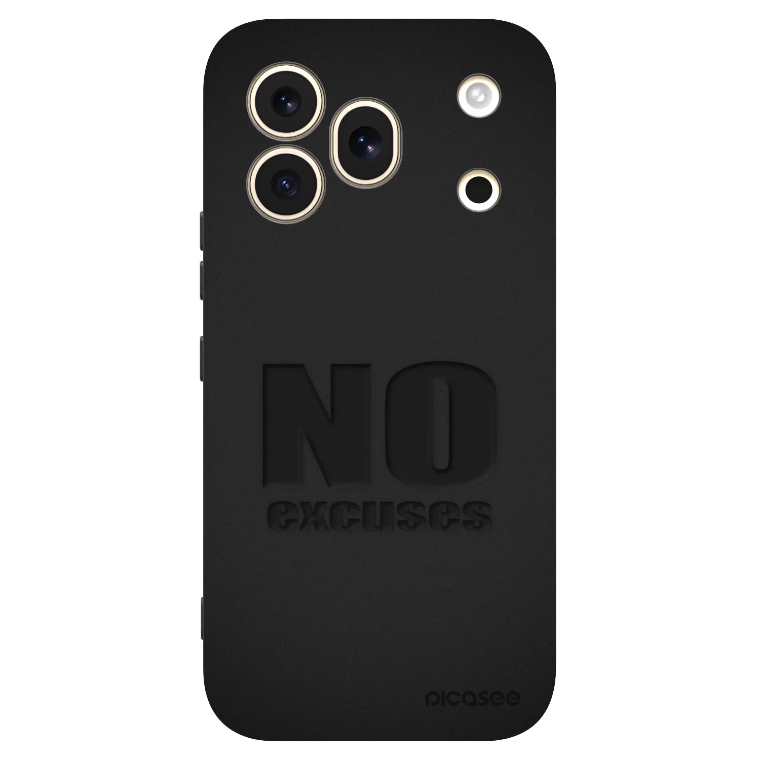 Picasee silikónový čierny obal pre Honor 600 Pro - No Excuses