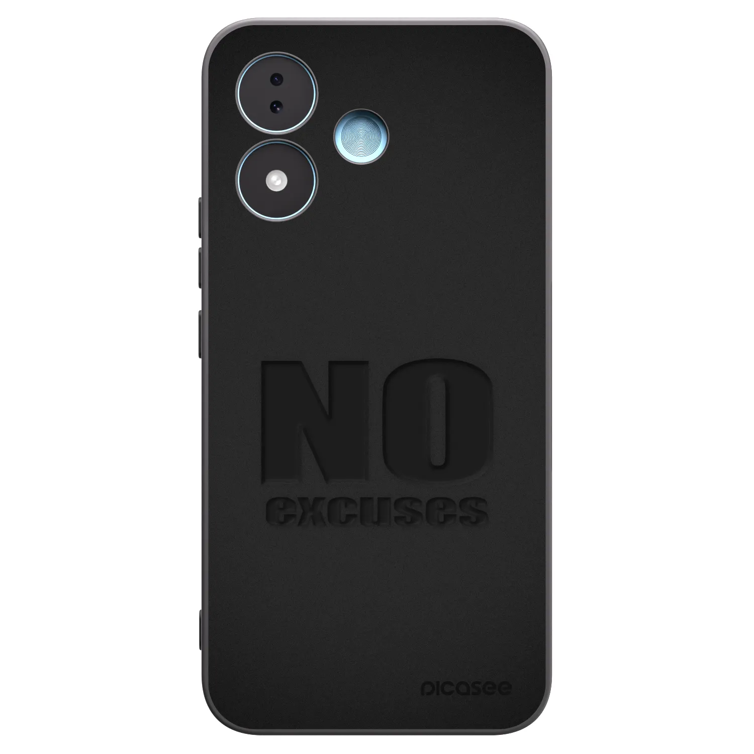 Picasee silikónový čierny obal pre Xiaomi Redmi Note 17 5G - No Excuses