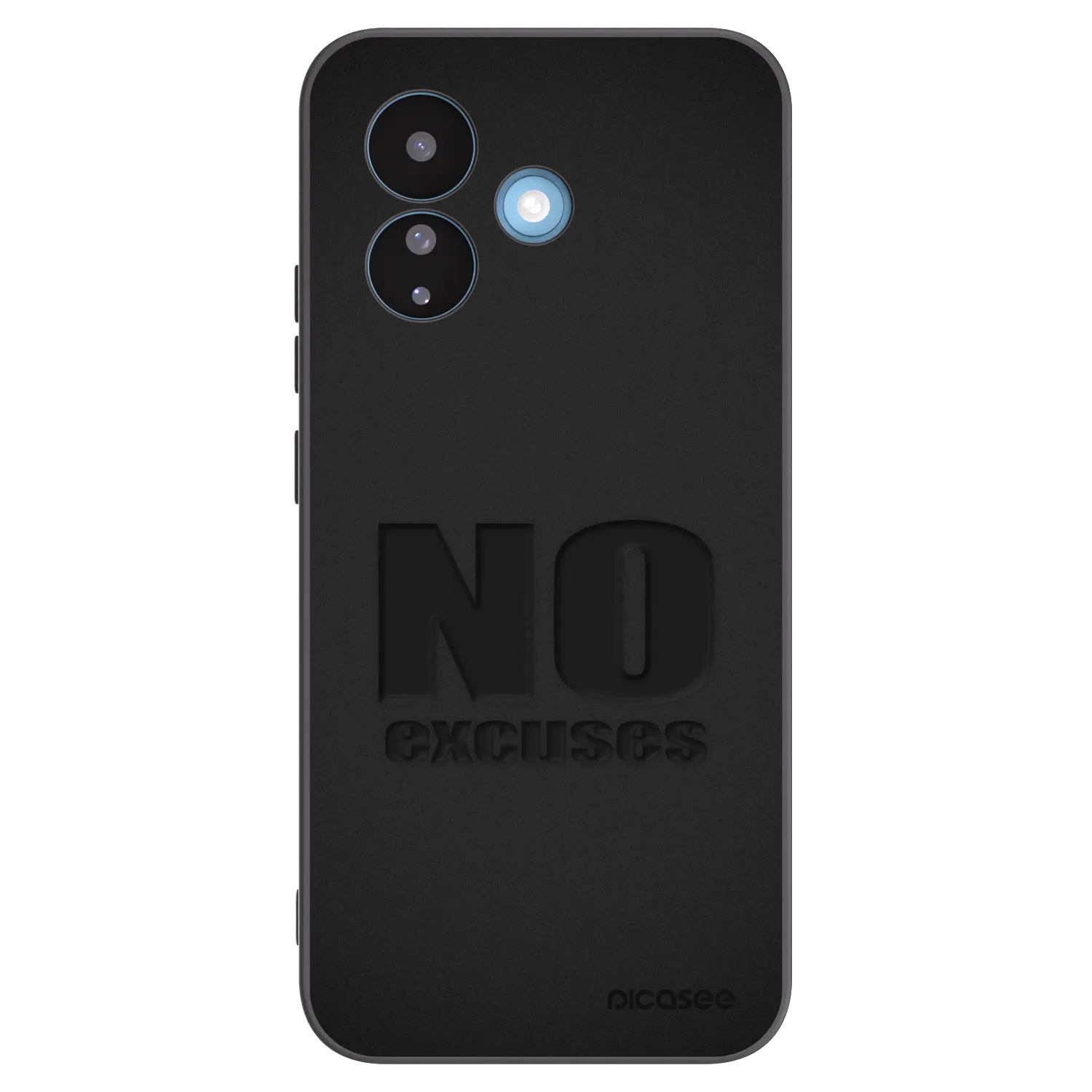 Picasee silikónový čierny obal pre Xiaomi Redmi Note 17 Pro 5G - No Excuses