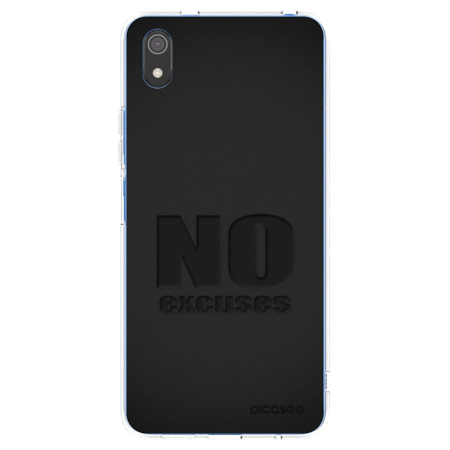 Silikónový prehľadný obal pre Xiaomi Redmi 7A - No Excuses
