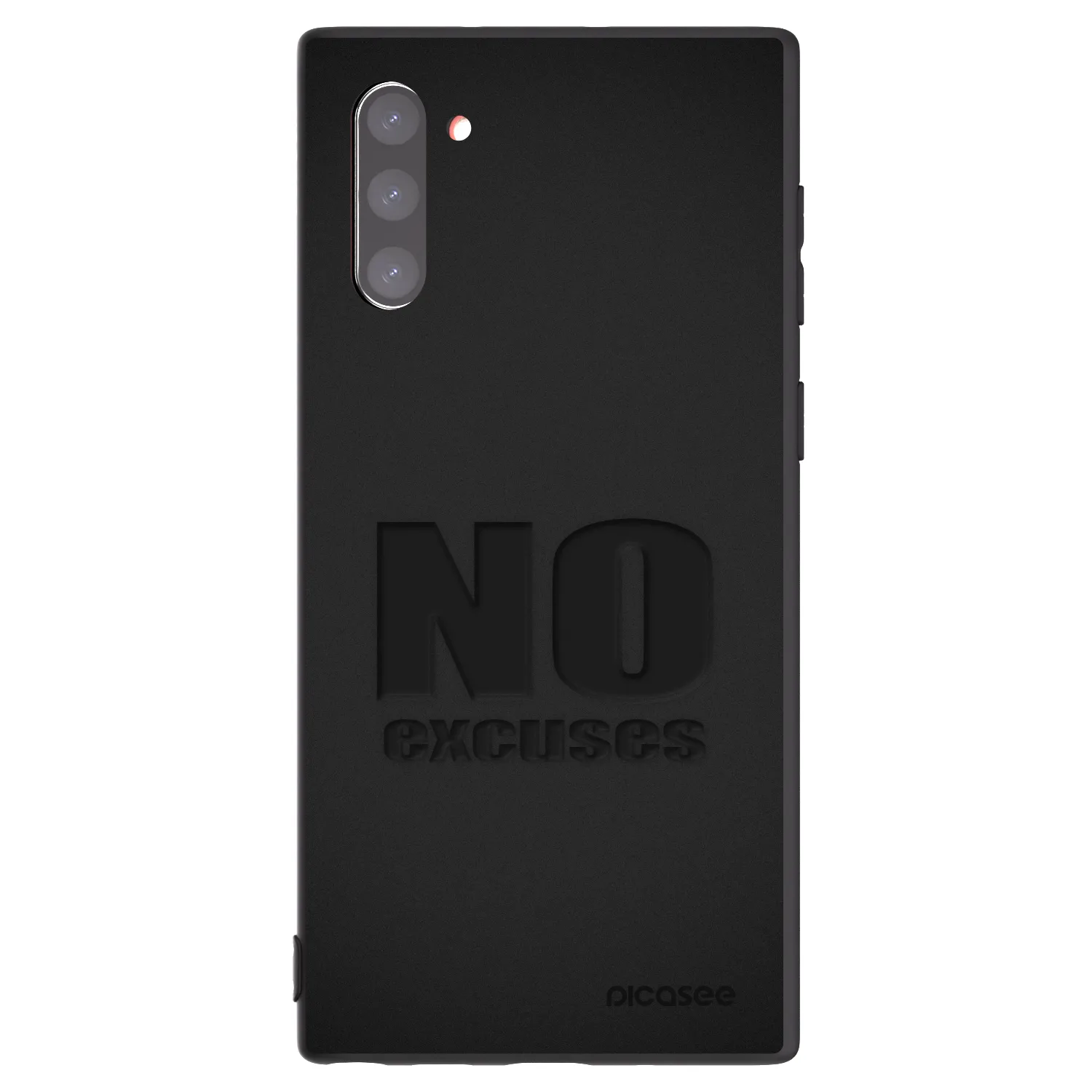 Picasee silikónový čierny obal pre Samsung Galaxy Note 10 N970F - No Excuses