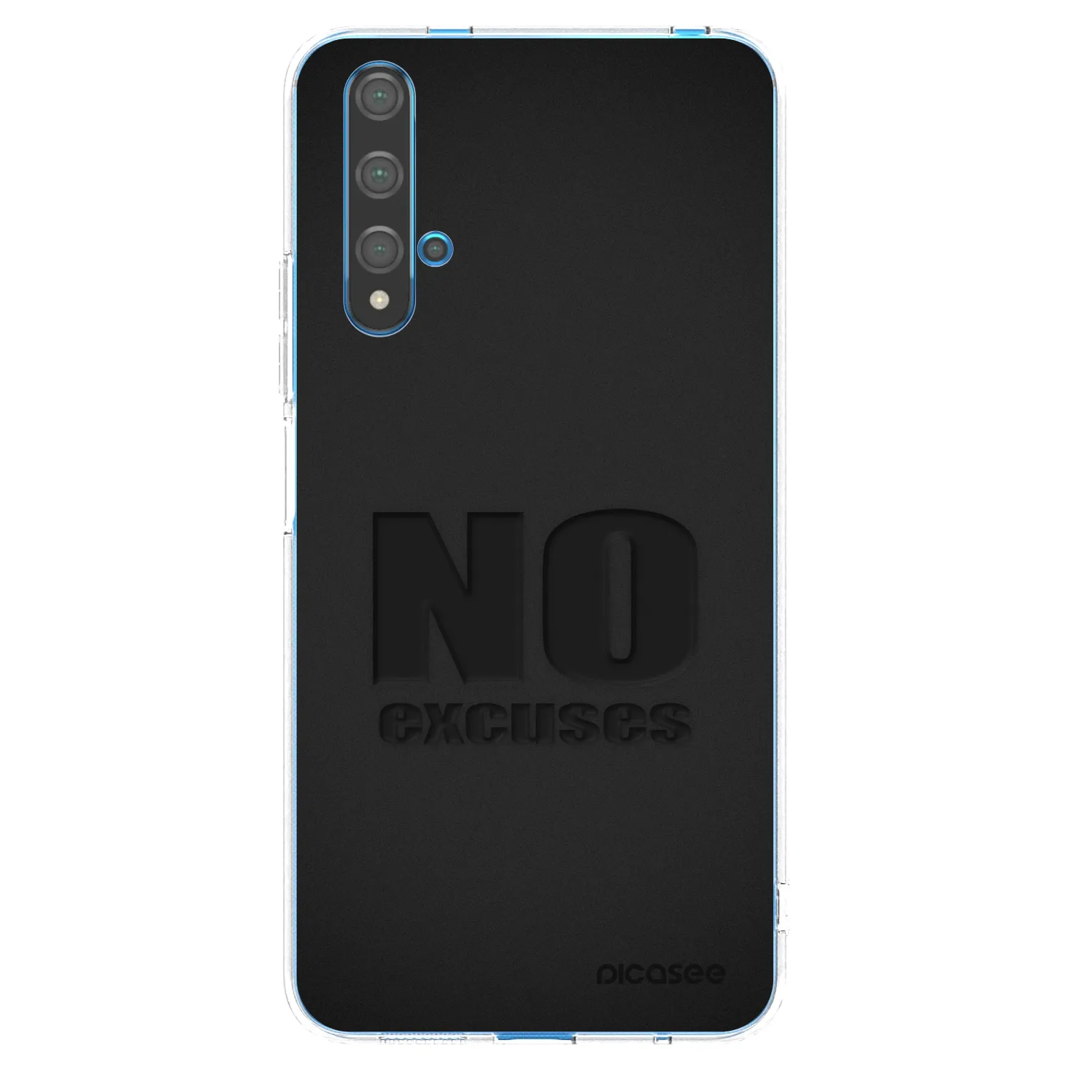 Silikónový prehľadný obal pre Huawei Nova 5T - No Excuses