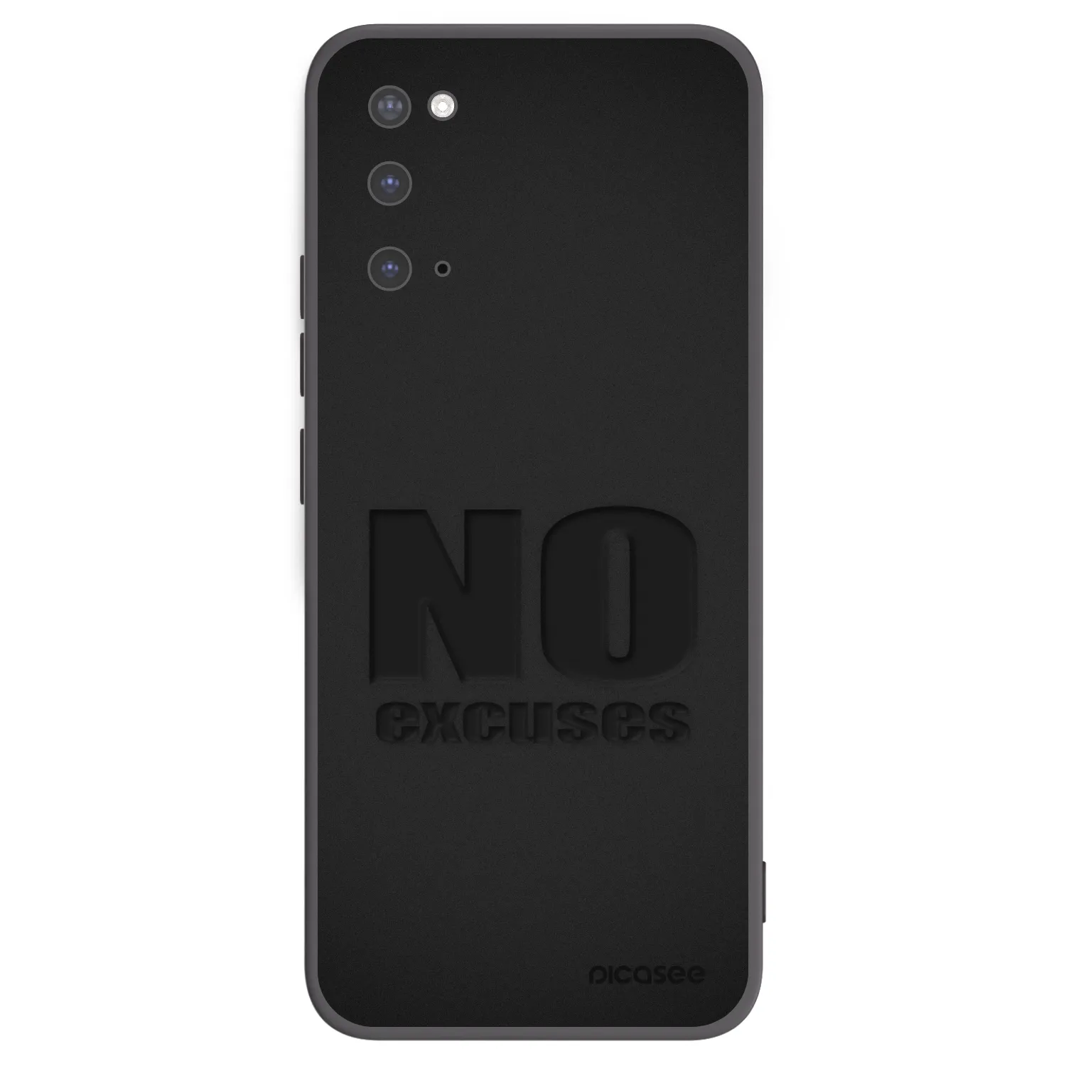Picasee silikónový čierny obal pre Samsung Galaxy S20 G980F - No Excuses