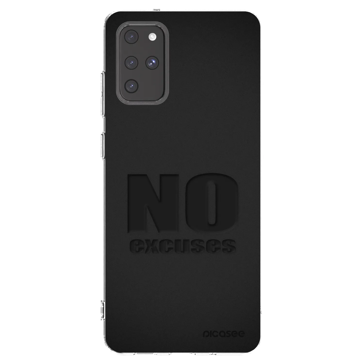 Picasee silikónový prehľadný obal pre Samsung Galaxy S20+ G985F - No Excuses