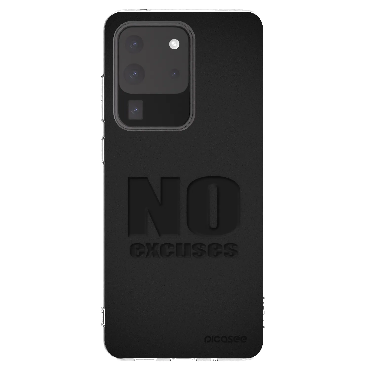 Picasee silikónový prehľadný obal pre Samsung Galaxy S20 Ultra 5G G988F - No Excuses
