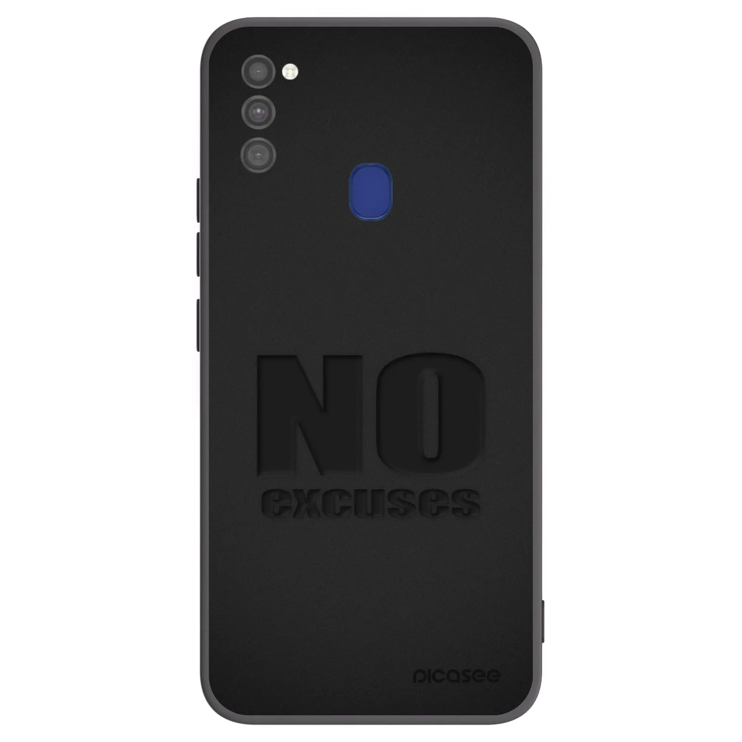 Picasee silikónový čierny obal pre Samsung Galaxy M21 M215F - No Excuses