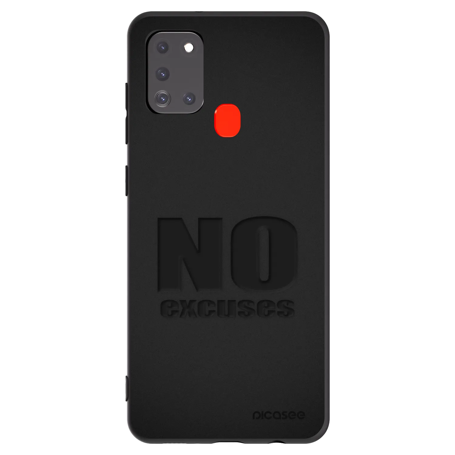 Picasee silikónový čierny obal pre Samsung Galaxy A21s - No Excuses