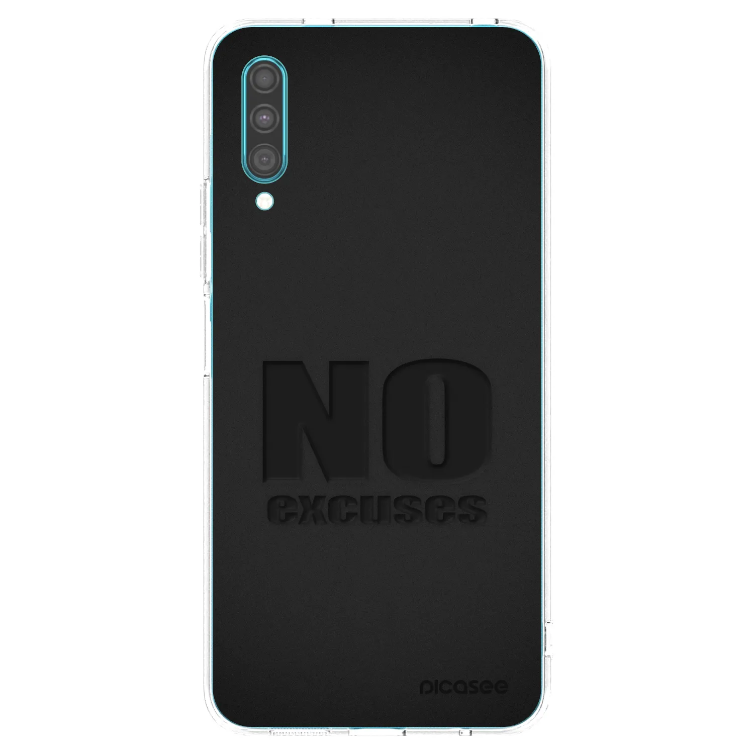 Picasee silikónový prehľadný obal pre Samsung Galaxy A30s A307F - No Excuses
