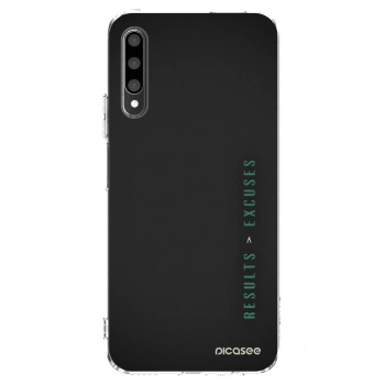 Picasee silikónový prehľadný obal pre Honor 9X Pro - Results x Excuses