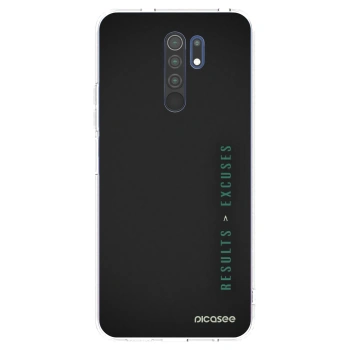 Picasee silikónový prehľadný obal pre Xiaomi Redmi 9 - Results x Excuses