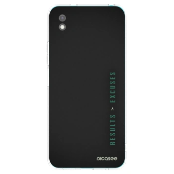 Picasee silikónový čierny obal pre Xiaomi Redmi 9A - Results x Excuses