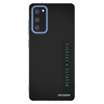 Picasee silikónový prehľadný obal pre Samsung Galaxy S20 FE - Results x Excuses