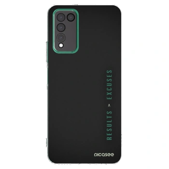Picasee silikónový prehľadný obal pre Honor 10X Lite - Results x Excuses