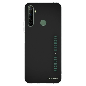 Picasee silikónový prehľadný obal pre Realme 6i - Results x Excuses