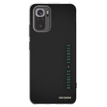 Picasee silikónový prehľadný obal pre Xiaomi Redmi Note 10 - Results x Excuses