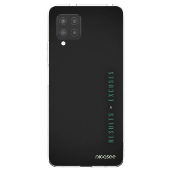 Picasee silikónový prehľadný obal pre Samsung Galaxy A42 A426B - Results x Excuses