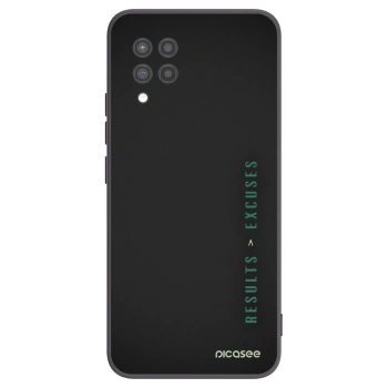 Picasee silikónový čierny obal pre Samsung Galaxy A42 A426B - Results x Excuses