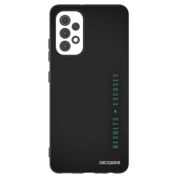 Picasee silikónový čierny obal pre Samsung Galaxy A32 5G A326B - Results x Excuses
